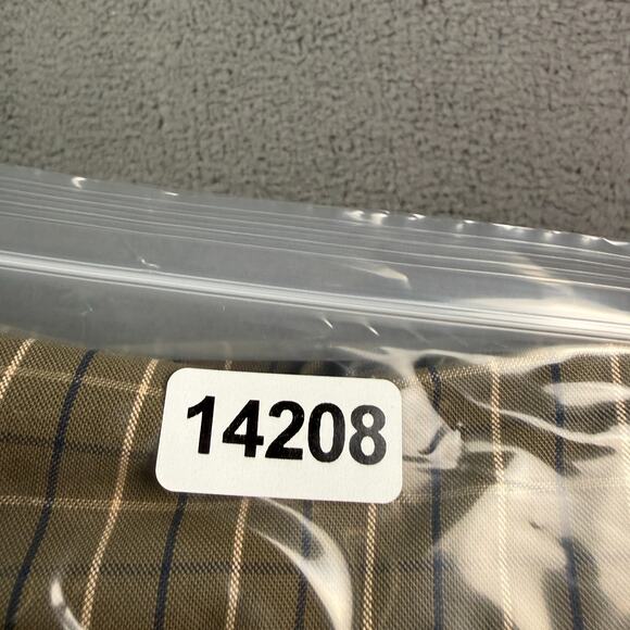 Brooks Brothers Oxford Button-Down Shirt Mens 2XL Green Plaid Check OCBD Logo - Picture 9 of 9